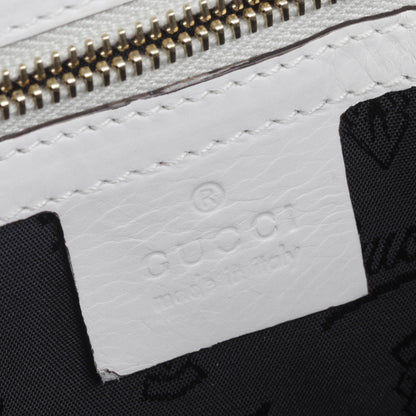 Gucci Leather Hysteria Clutch White 7 of 9