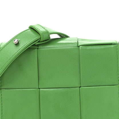 Bottega Veneta Paper Calfskin Maxi Intreccio Extra Mini Cassette Crossbody Bag Parakeet 8 of 10