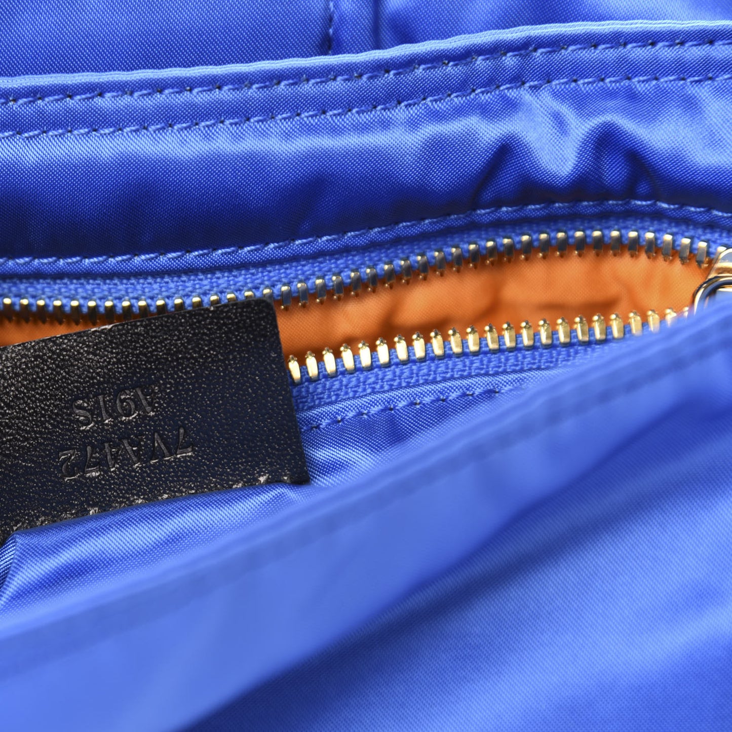 X PORTER Nylon Regular Belt Baguette Bag Blu