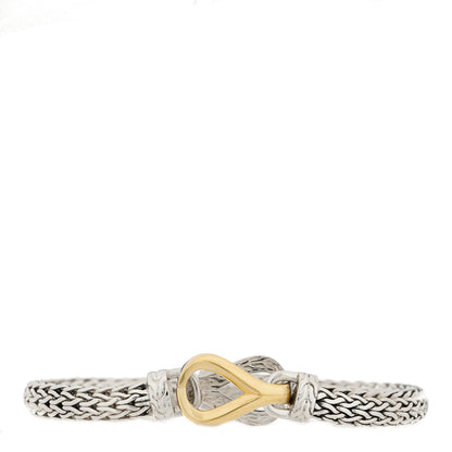 John Hardy Sterling Silver 18K Yellow Gold Asli Chain Bracelet 1 of 5