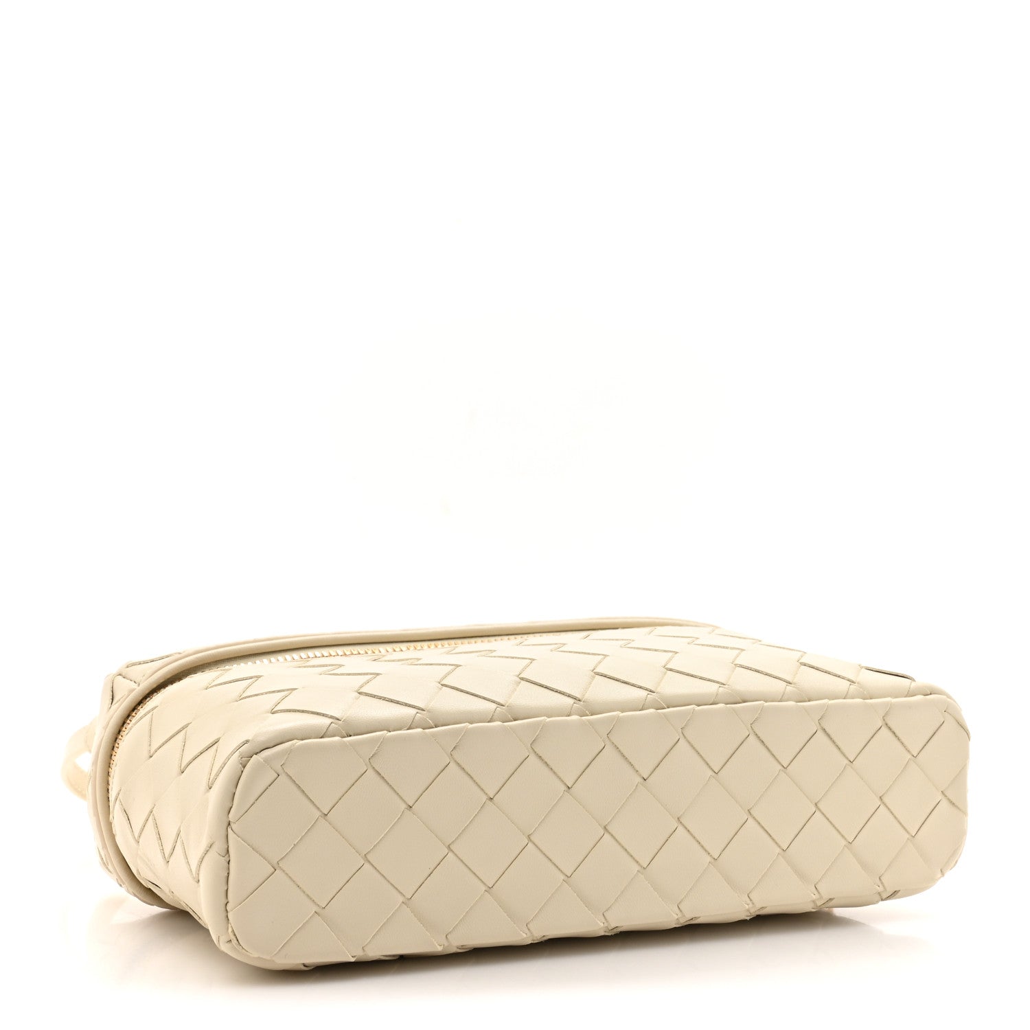 Bottega Veneta Calfskin Intrecciato Bang Bang Vanity Case Sea Salt 4 of 10