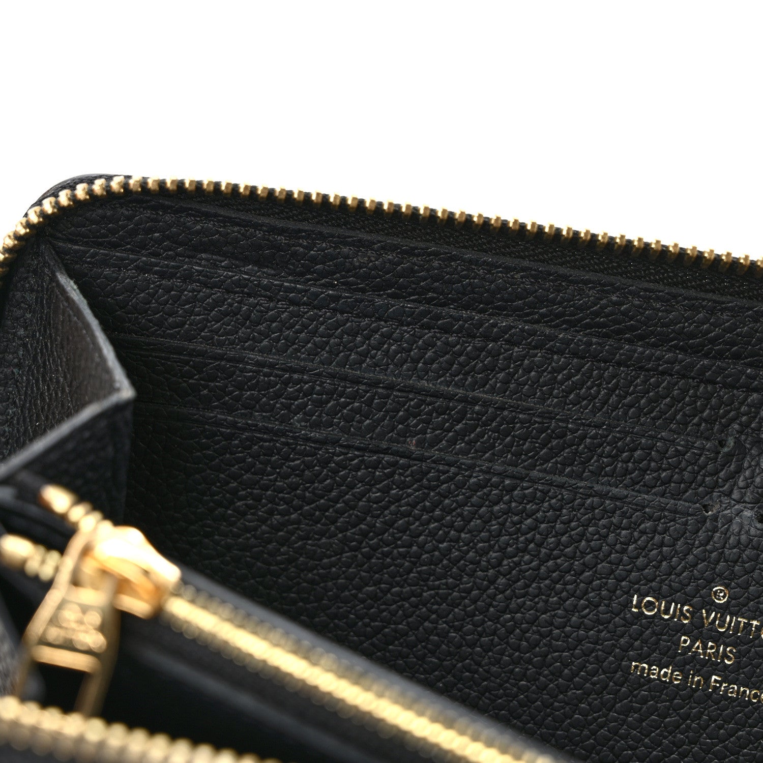 Louis Vuitton Empreinte Clemence Wallet Black 9 of 11