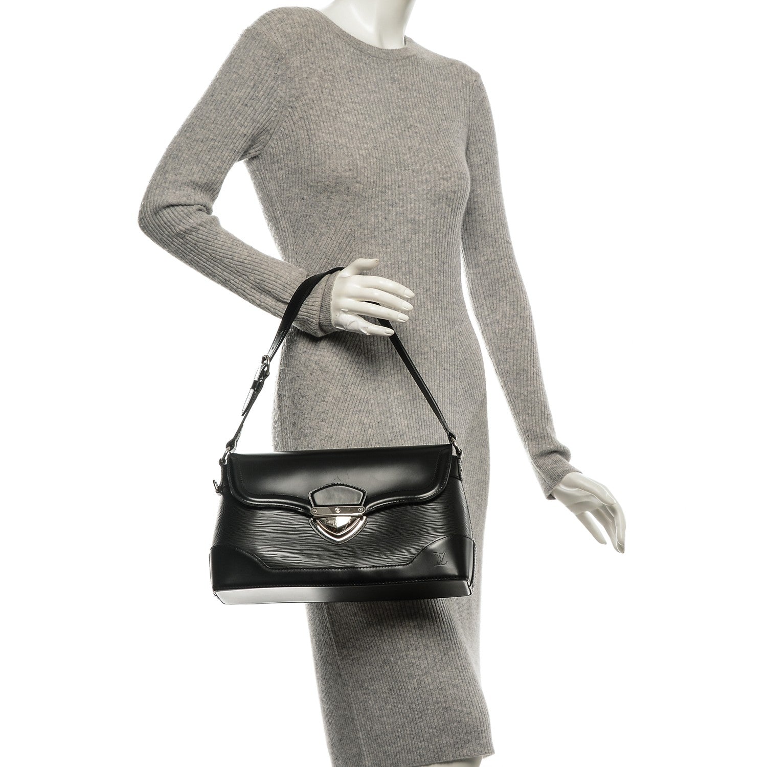 Louis Vuitton Epi Bagatelle PM Black 2 of 7