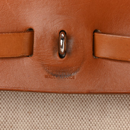 Hermes Vache Hunter Criss Viking Herbag a Dos Retourne Backpack Ecru Beige Naturel 7 of 10