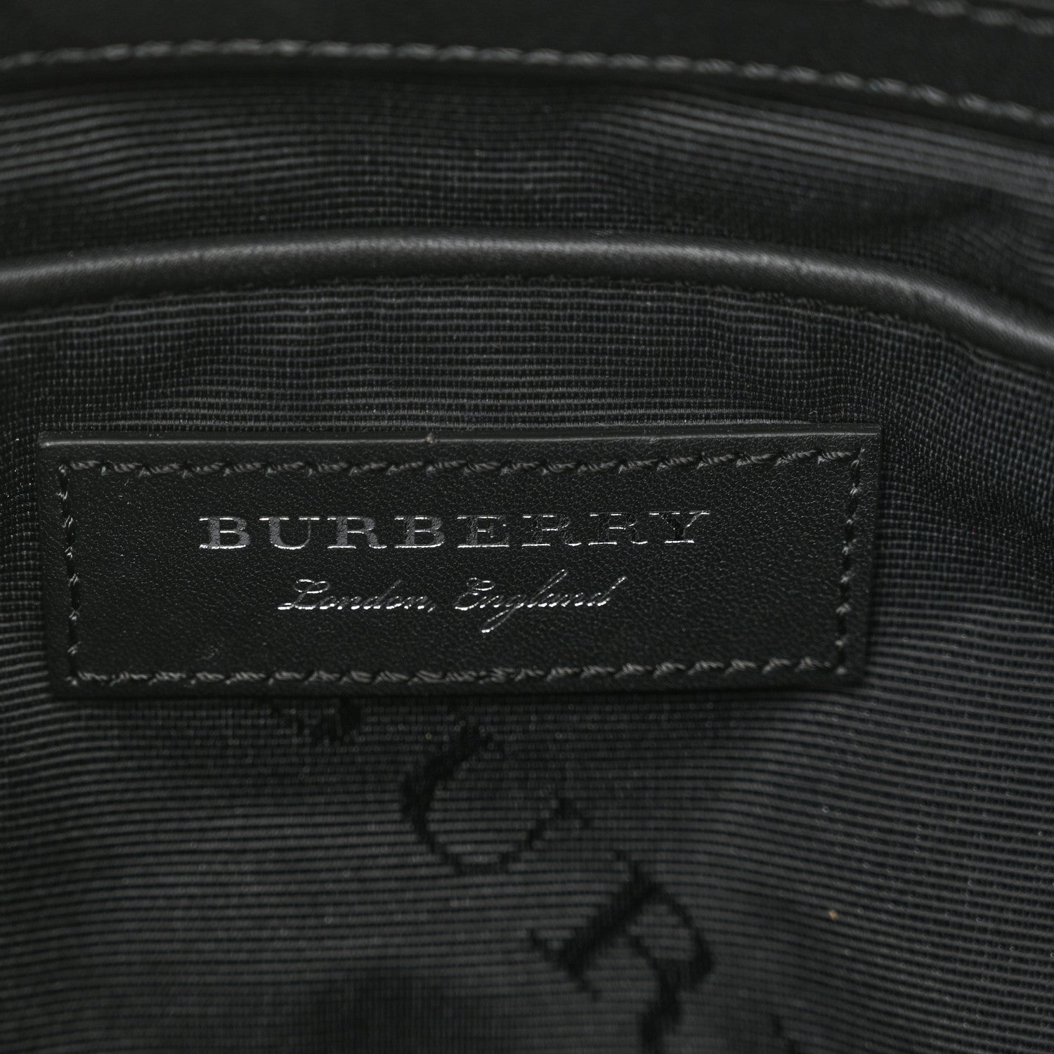 Burberry Laminated Tartan Patchwork Large Rucksack Backpack Military Red 7 of 11