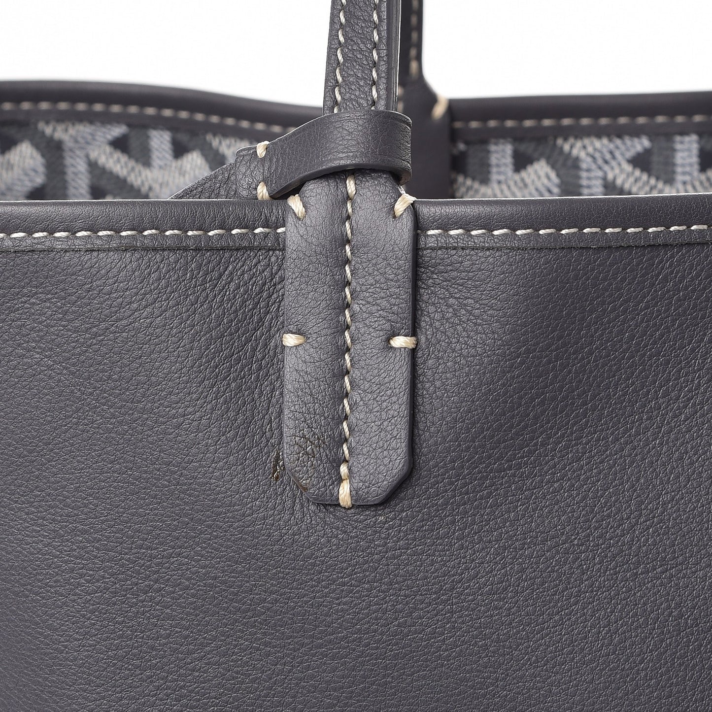 Goyardine Reversible Anjou PM Grey