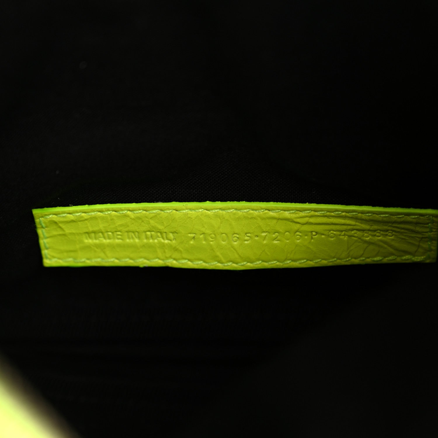 Balenciaga Agneau Arena Le Cagole Crossbody Bag Fluo Yellow 8 of 11