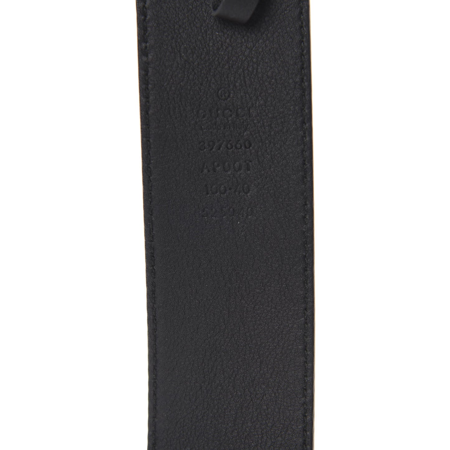 Calfskin Double G 40mm Belt 100 40 Black