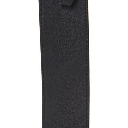 Gucci Calfskin Double G 40mm Belt 100 40 Black 3 of 4