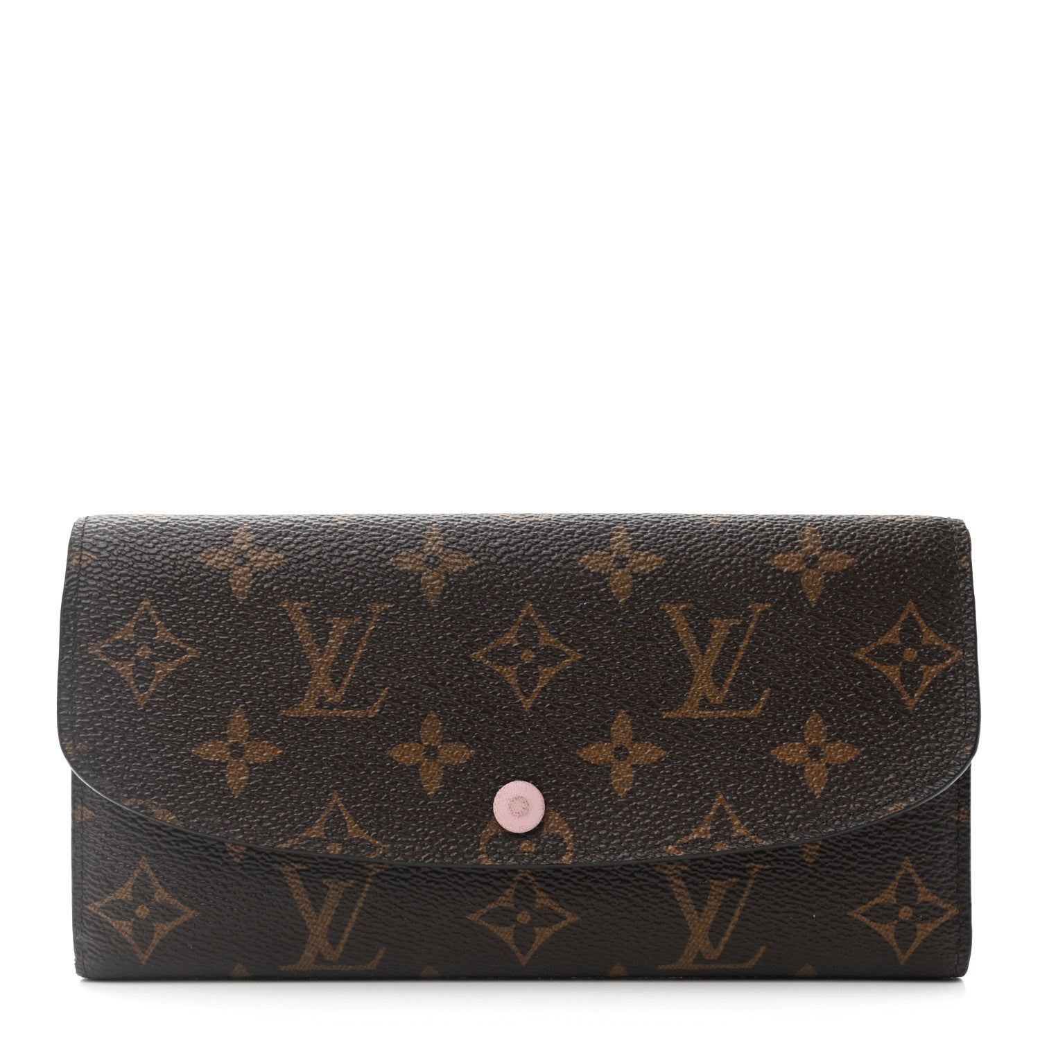 Louis Vuitton Monogram Emilie Wallet Rose Ballerine 1 of 8