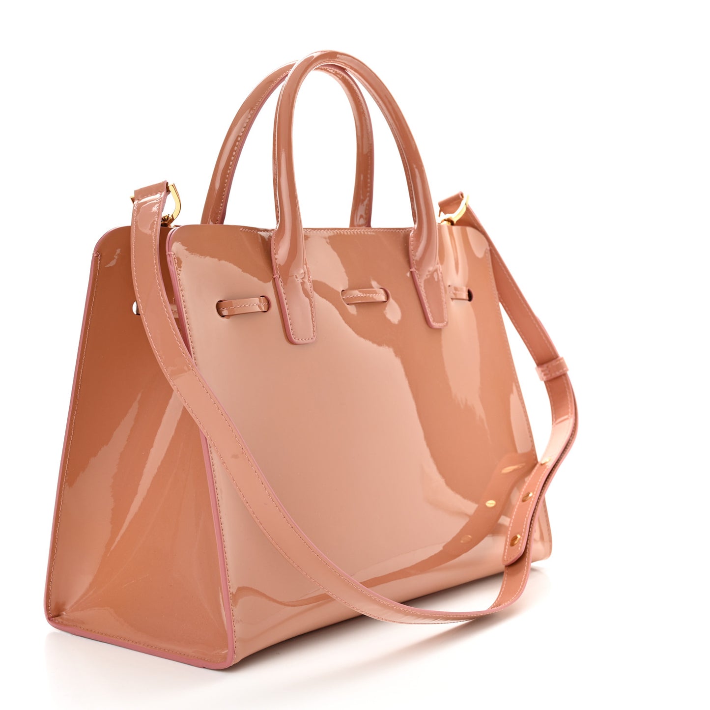 Patent Sun Bag Blush