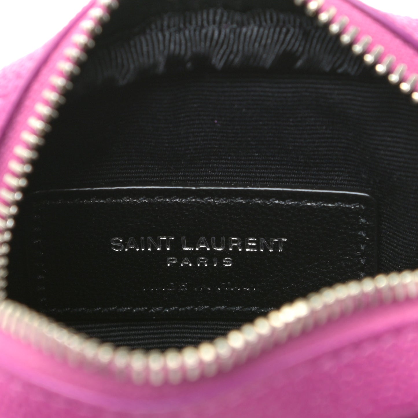 Grain De Poudre Matelasse Monogram Baby Lou Camera Bag Electric Fuxia