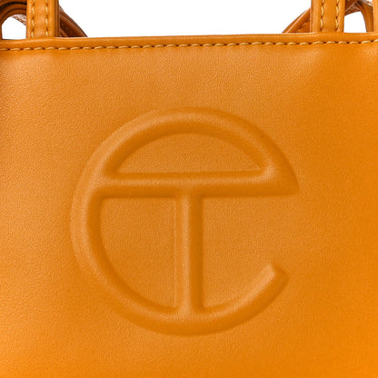 Telfar Vegan Leather Small Shopping Bag Mustard 8 of 10