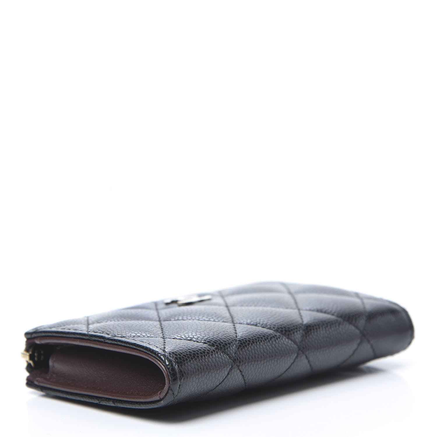 Chanel Caviar Quilted Zipped Key Holder Case Black 4 of 9