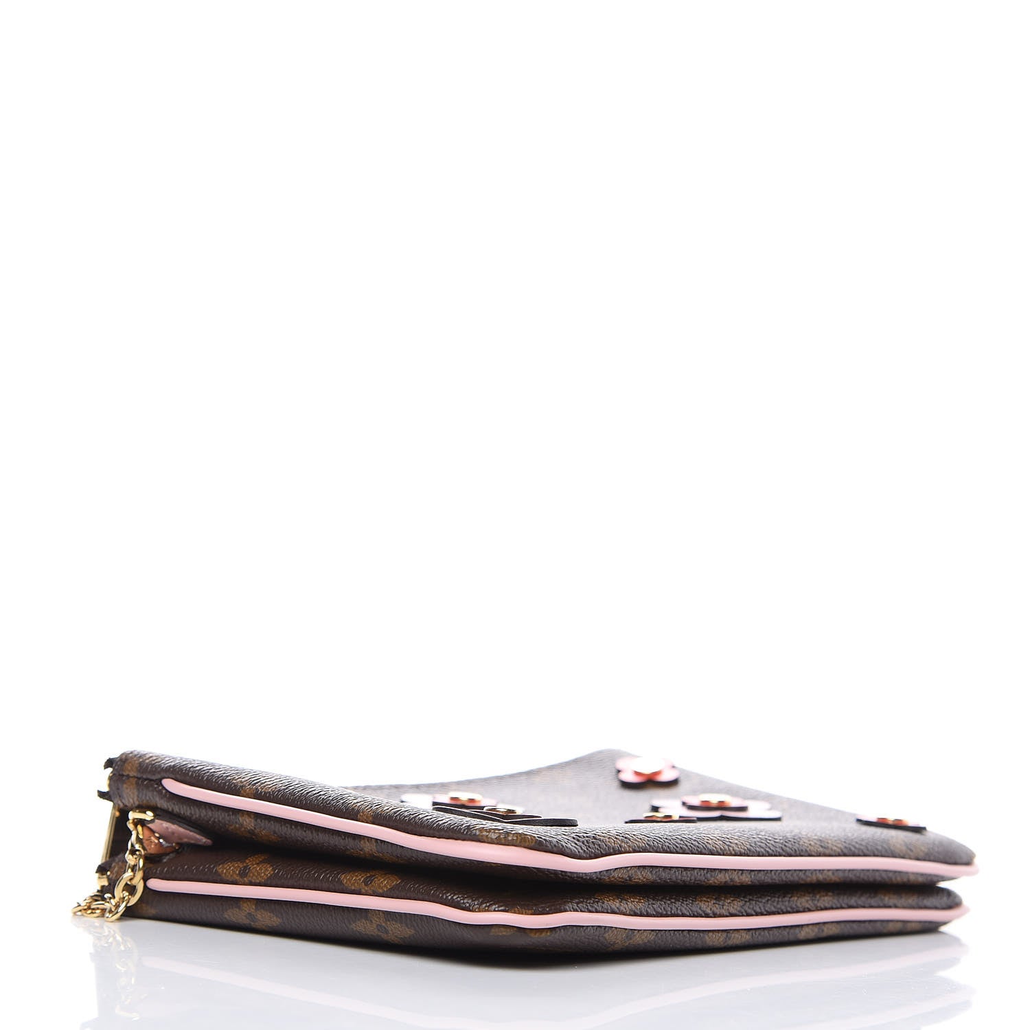 Louis Vuitton Monogram Blooming Flowers Double Zip Pochette 4 of 8