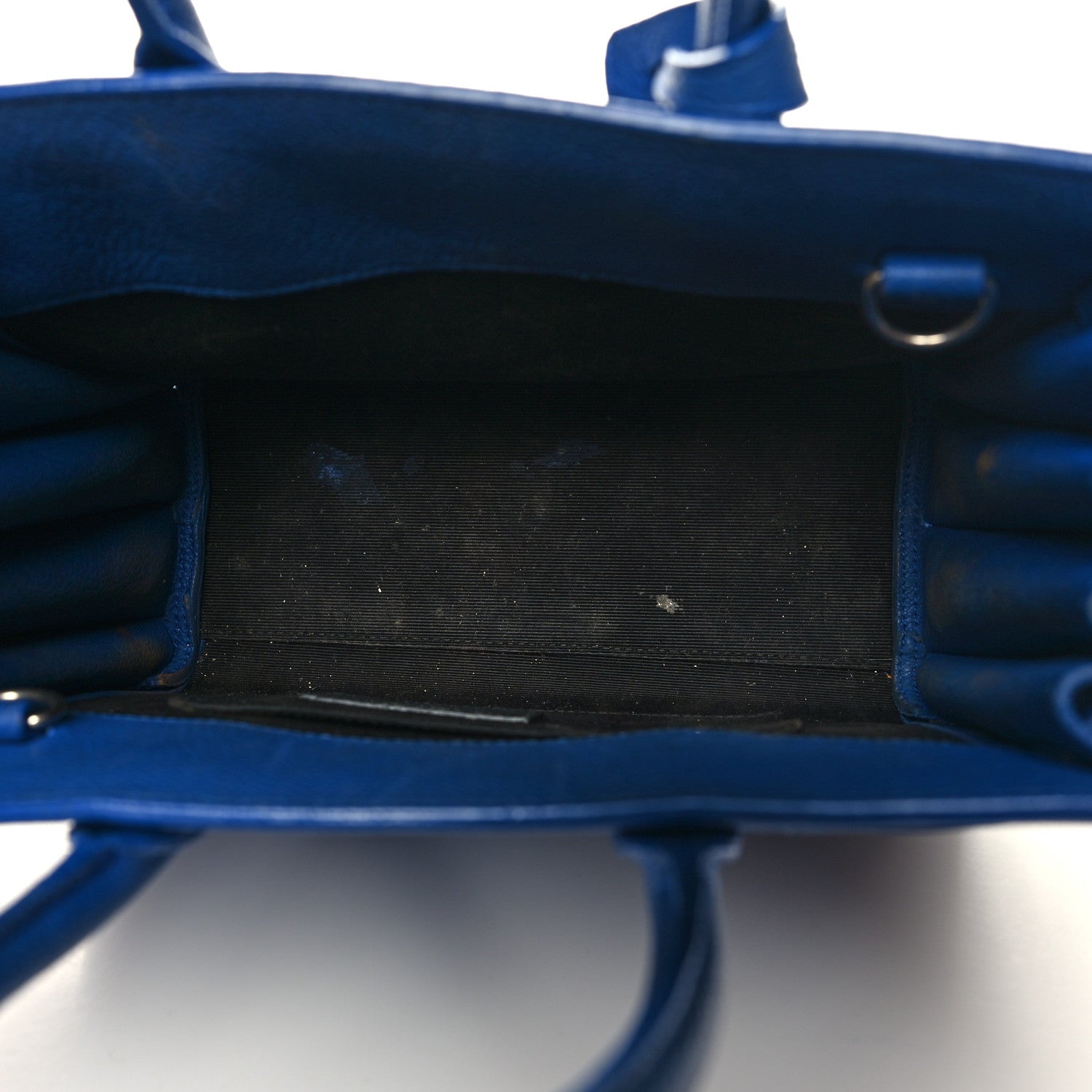Saint Laurent Grained Calfskin Nano Sac De Jour Royal Blue 5 of 14