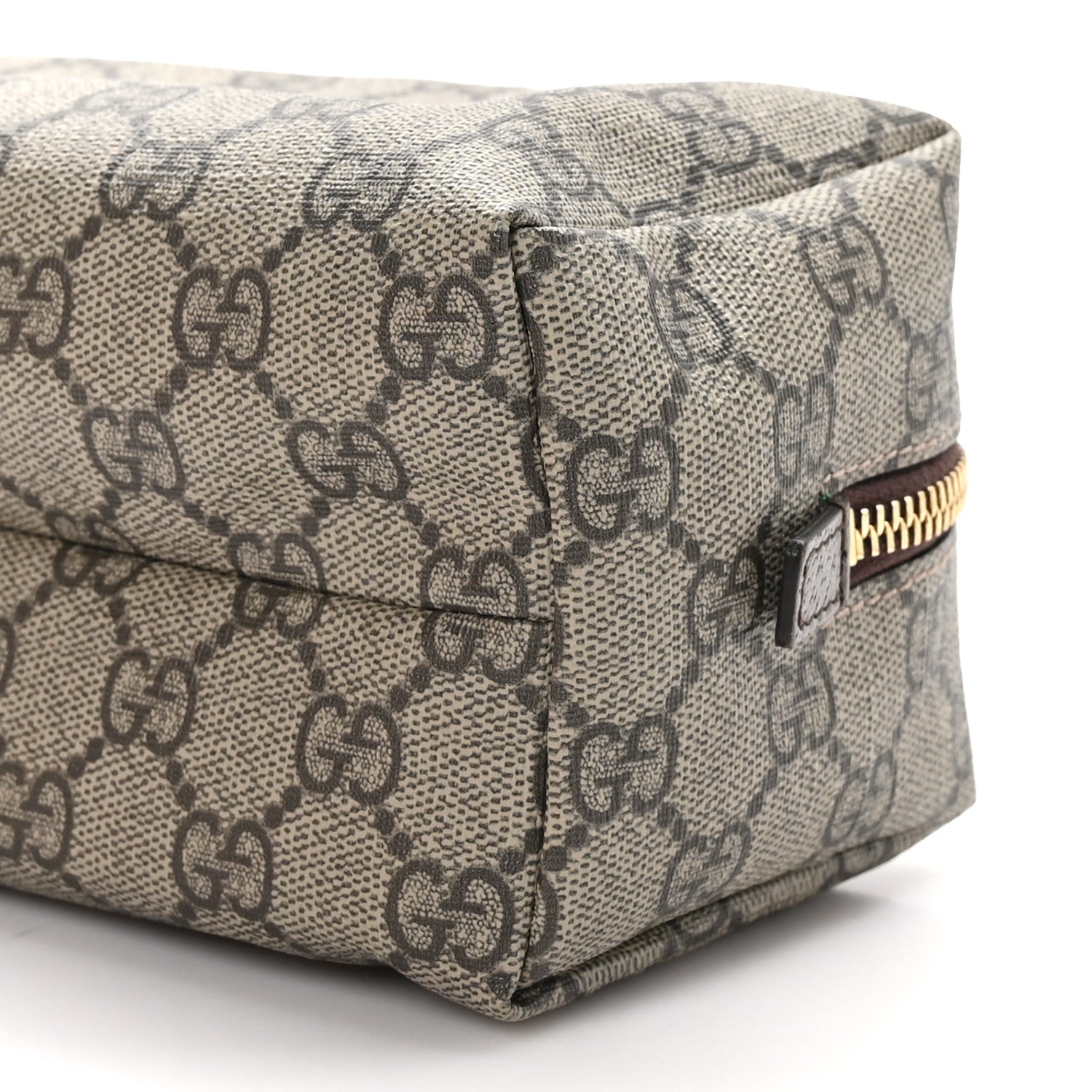Gucci Soft GG Supreme Monogram Calfskin Medium Ophidia Cosmetic Case Beige Ebony New Acero 10 of 11