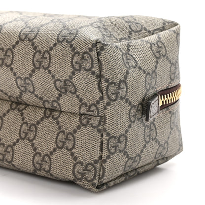Gucci Soft GG Supreme Monogram Calfskin Medium Ophidia Cosmetic Case Beige Ebony New Acero 10 of 11