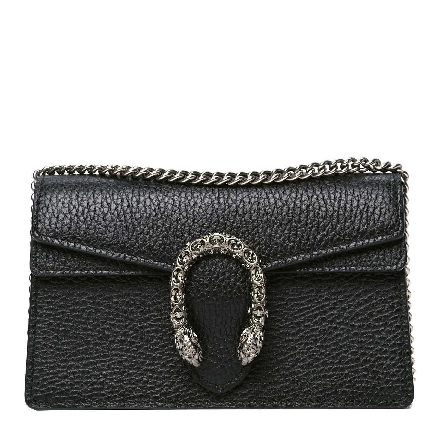 Calfskin Super Mini Dionysus Shoulder Bag Black