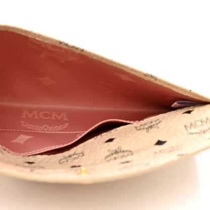 MCM Visetos Envelope Clutch Beige 5 of 8
