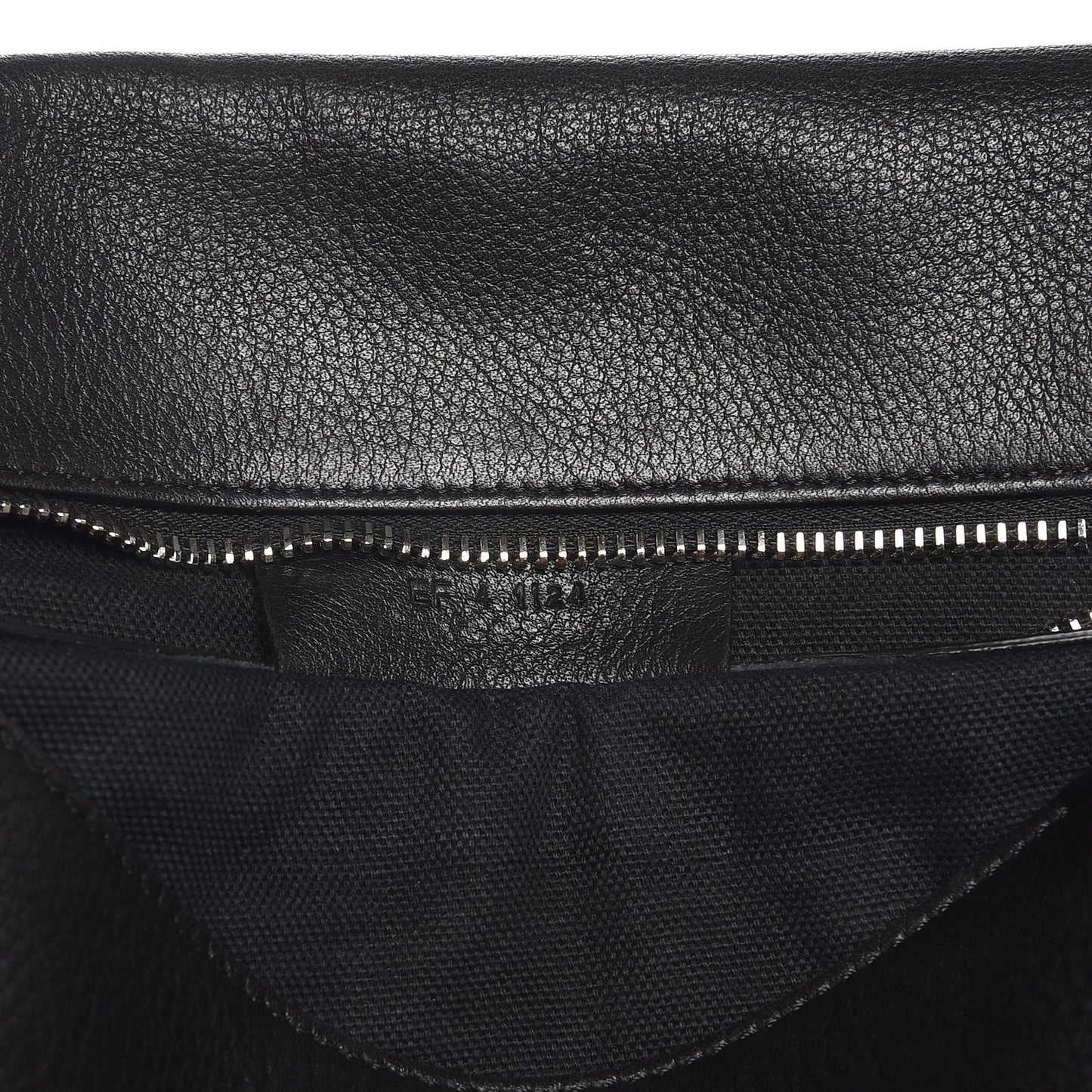 Calfskin Studded Medium Pandora Pure Flap Bag Black White