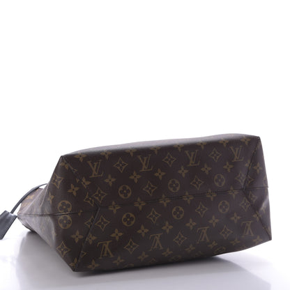 Louis Vuitton Monogram Flower Hobo Black 4 of 9
