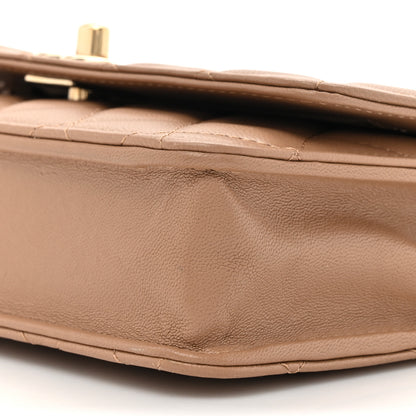 Chanel Lambskin Quilted Trendy CC Wallet On Chain WOC Beige 10 of 12