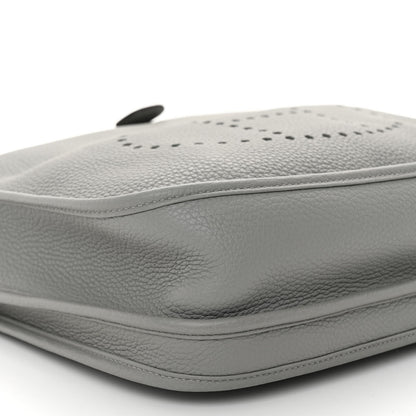 Hermes Taurillon Clemence Evelyne III PM Gris Mouette 9 of 11
