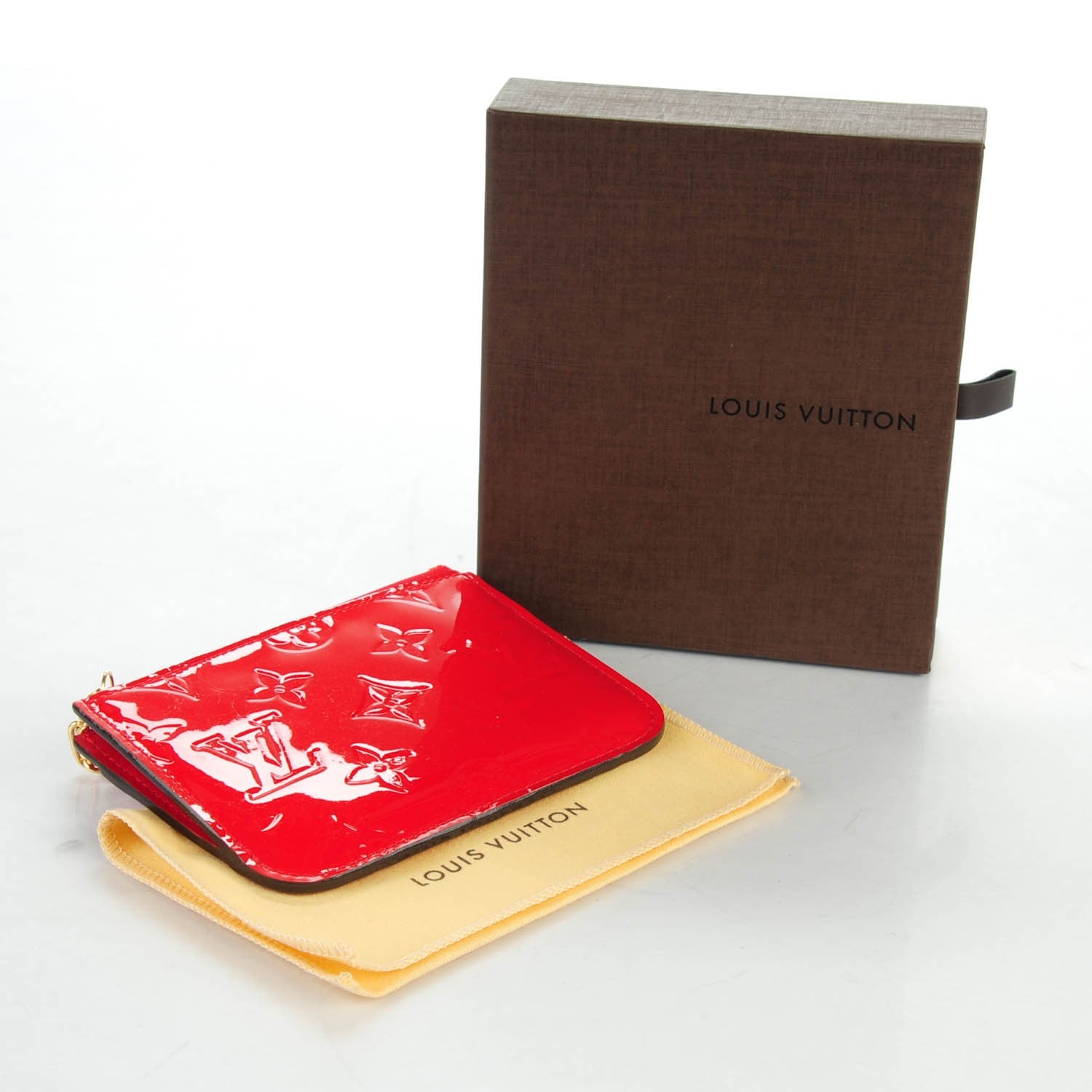 Louis Vuitton Vernis Key Pouch NM Cherry 4 of 7