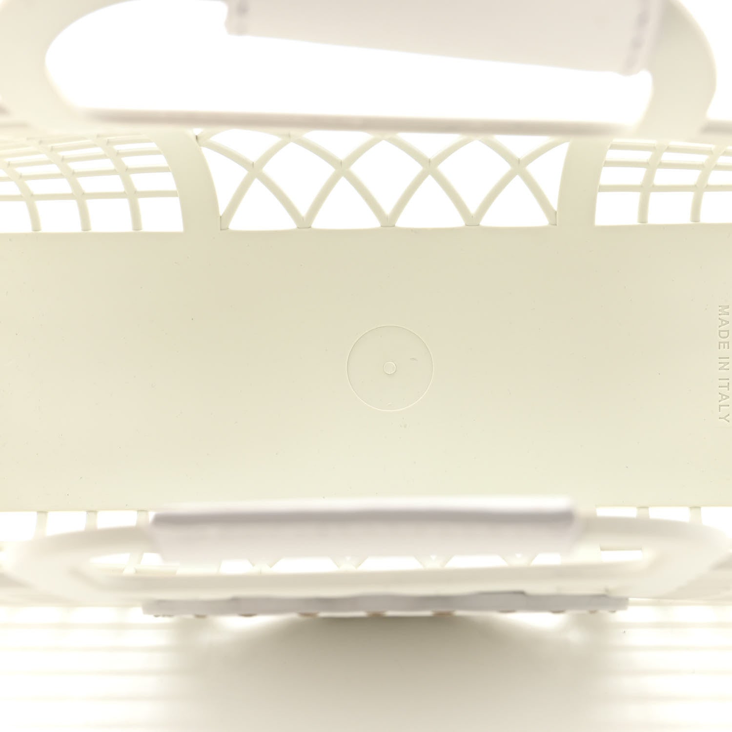 Fendi Recycled Plastic Vitello Liberty Matte Small Fendi Basket White Ice 5 of 11