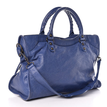 Balenciaga Agneau Classic Hardware City Bleut Bleu Glacier 3 of 12