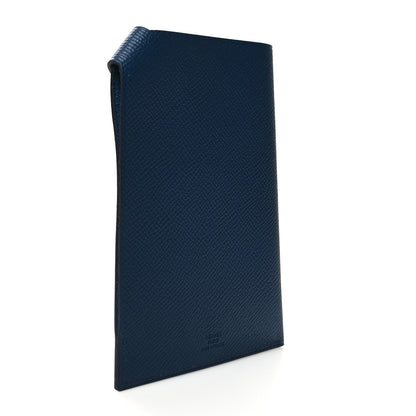 Hermes Epsom Tarmac PM Passport Holder Bleu Indigo 3 of 7