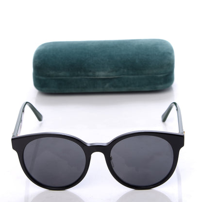 Gucci Acetate GG Web Round Eye Sunglasses GG0854SK Black 8 of 8