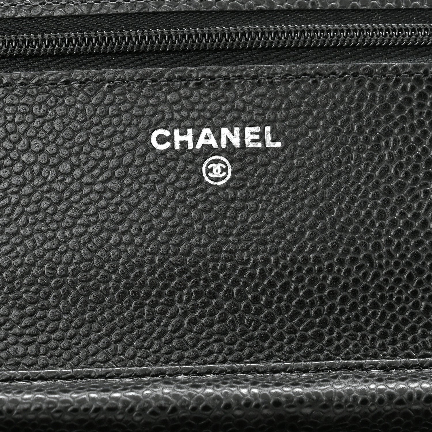 Chanel Caviar Quilted Wallet On Chain WOC Black 6 of 12