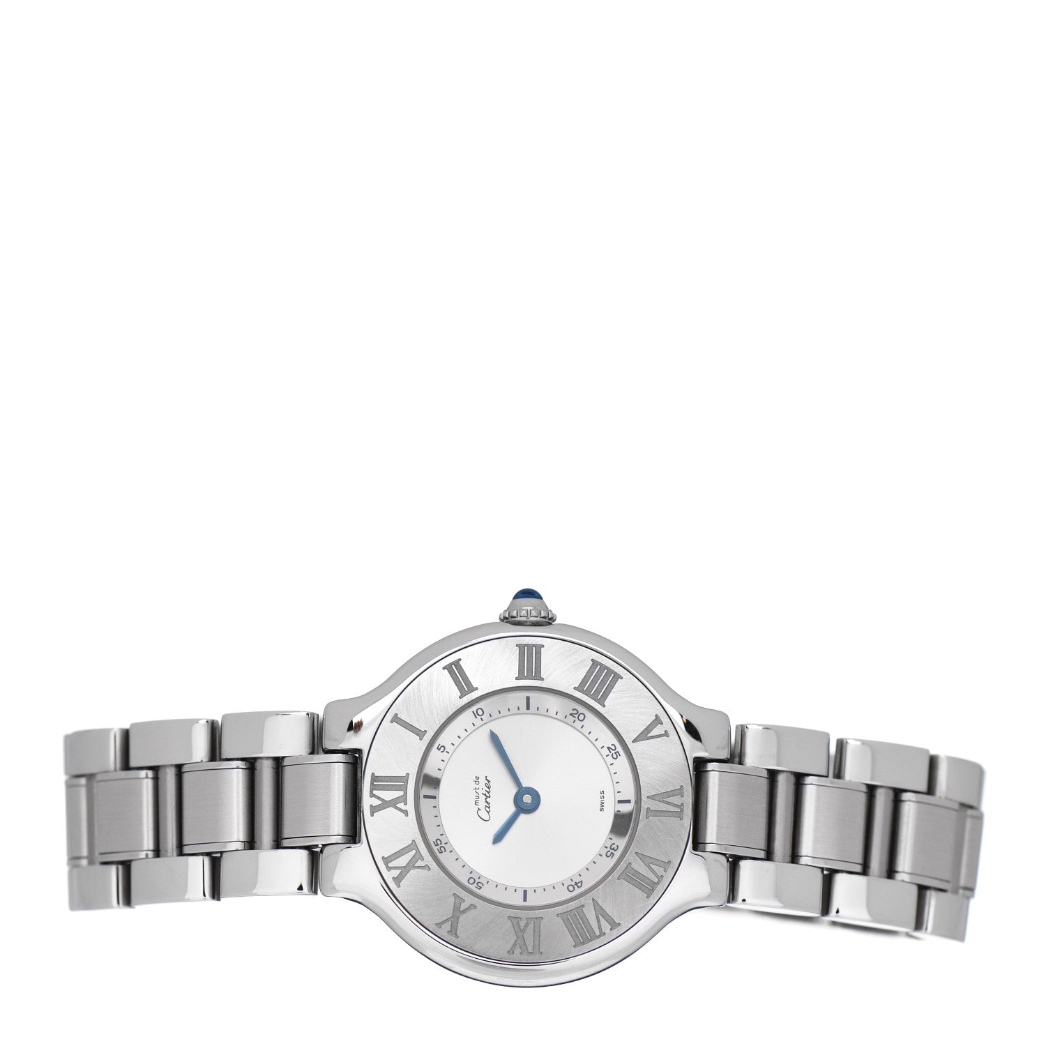 Cartier Stainless Steel 28mm Must De 21 Quartz Watch 2 of 4