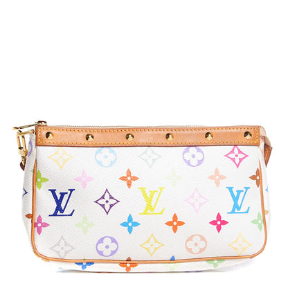Louis Vuitton Monogram Multicolor Pochette Accessories White 1 of 6