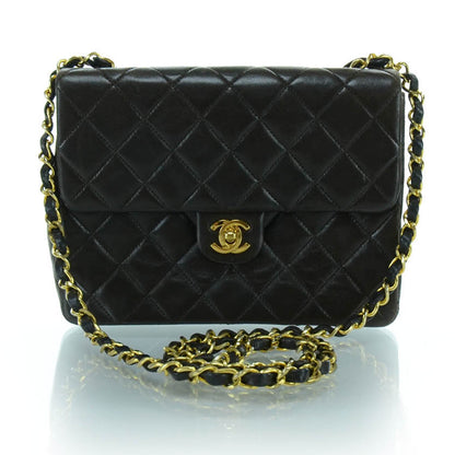 Chanel Lambskin Quilted Mini Flap Brown 1 of 12