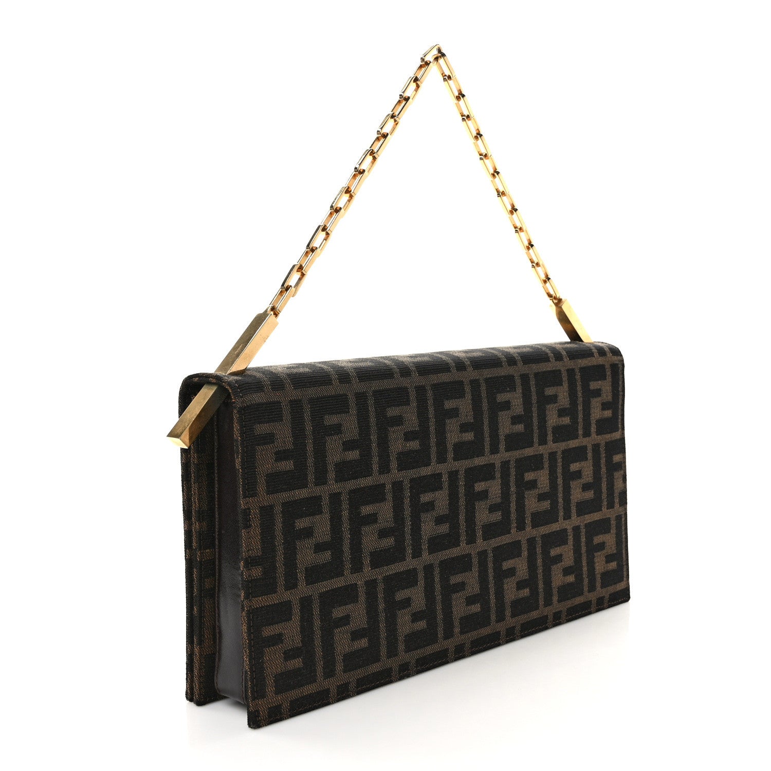 Fendi Zucca Spalmati Shoulder Bag Tobacco 4 of 9