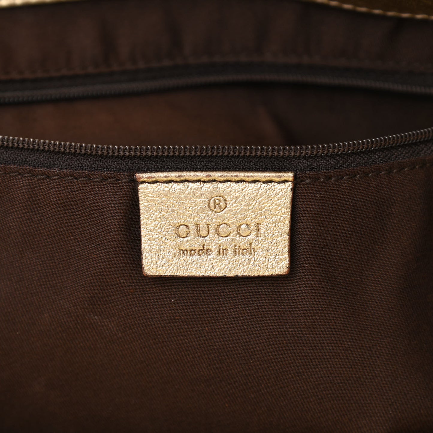 Metallic Monogram D Gold Tote Gold