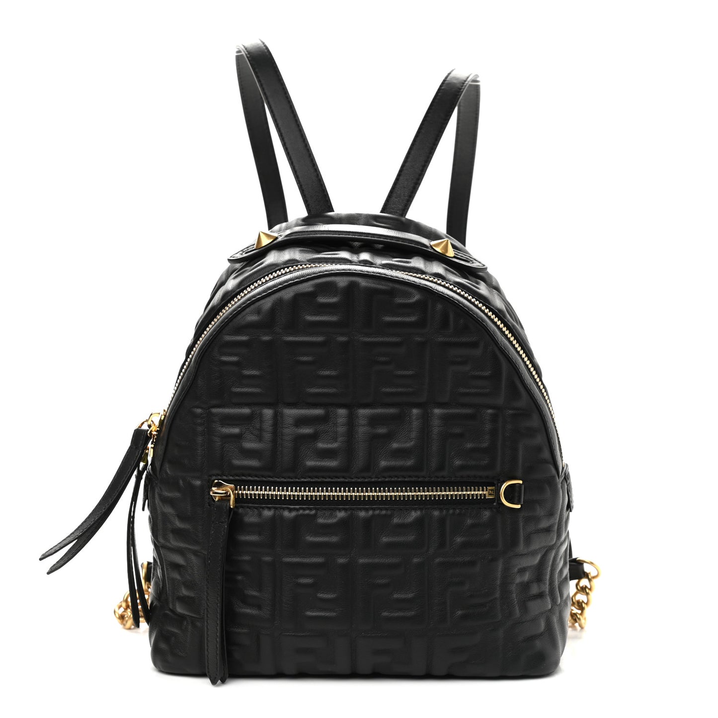 Nappa FF 1974 Embossed Mini Backpack Black