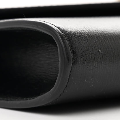 Gucci Textured Calfskin Torchon GG Broadway Envelope Clutch Black 9 of 11