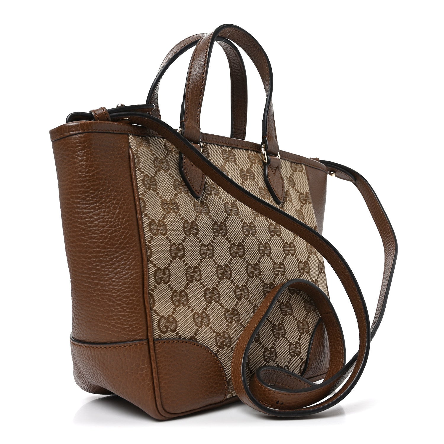 Gucci Monogram Small Bree Tote Beige Tabacco 3 of 10