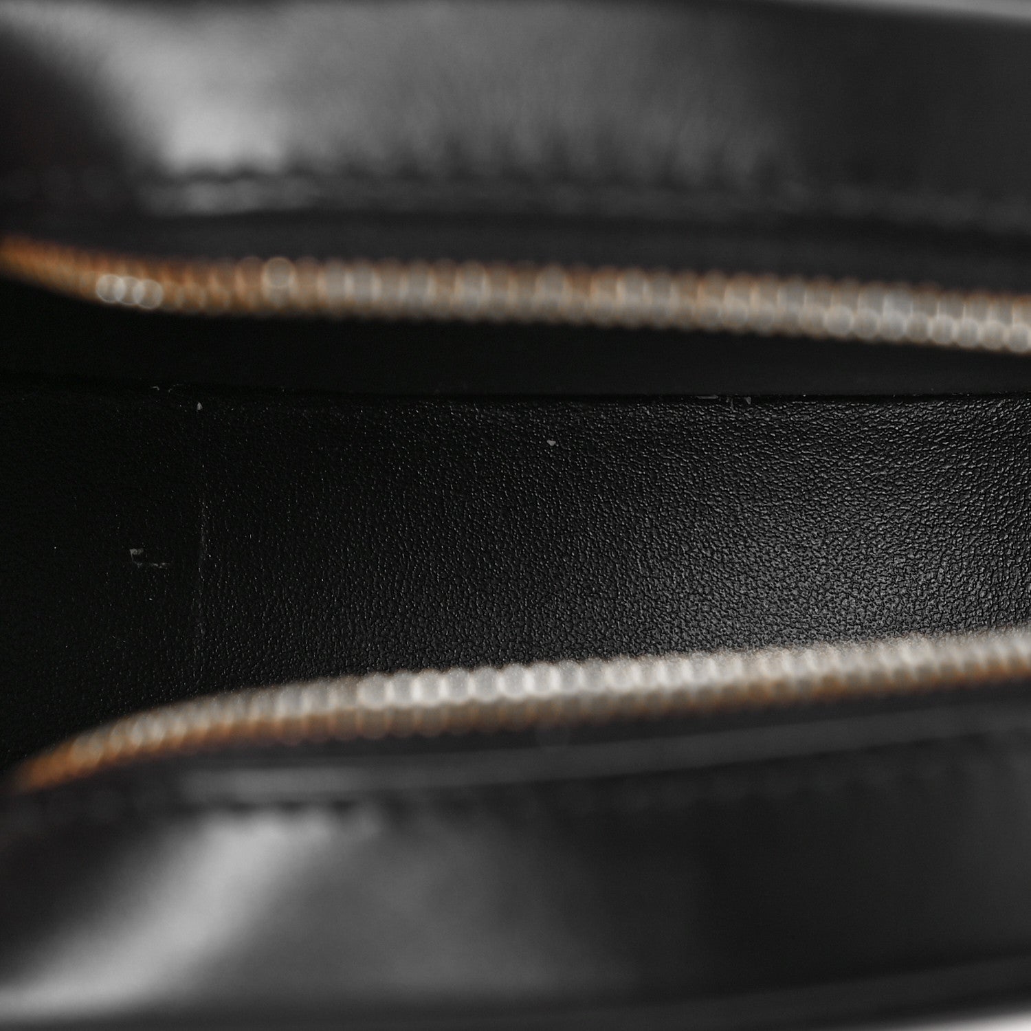 Celine Smooth Calfskin Cuir Triomphe Oval Bag Black 5 of 7