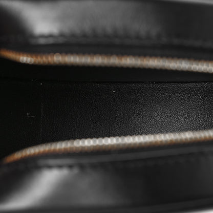 Celine Smooth Calfskin Cuir Triomphe Oval Bag Black 5 of 7