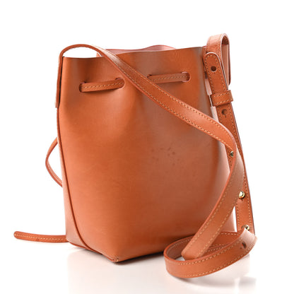 Mansur Gavriel Calfskin Mini Mini Bucket Bag Cammello Rosa 3 of 10