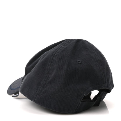 Balenciaga Cotton BB Logo Baseball Hat L Navy 4 of 10