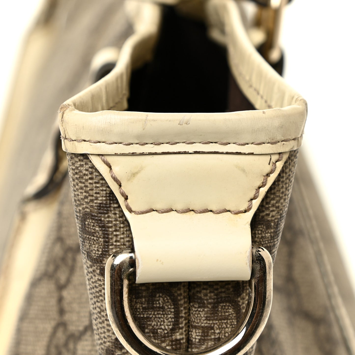 GG Plus Monogram Medium Joy Tote Off White