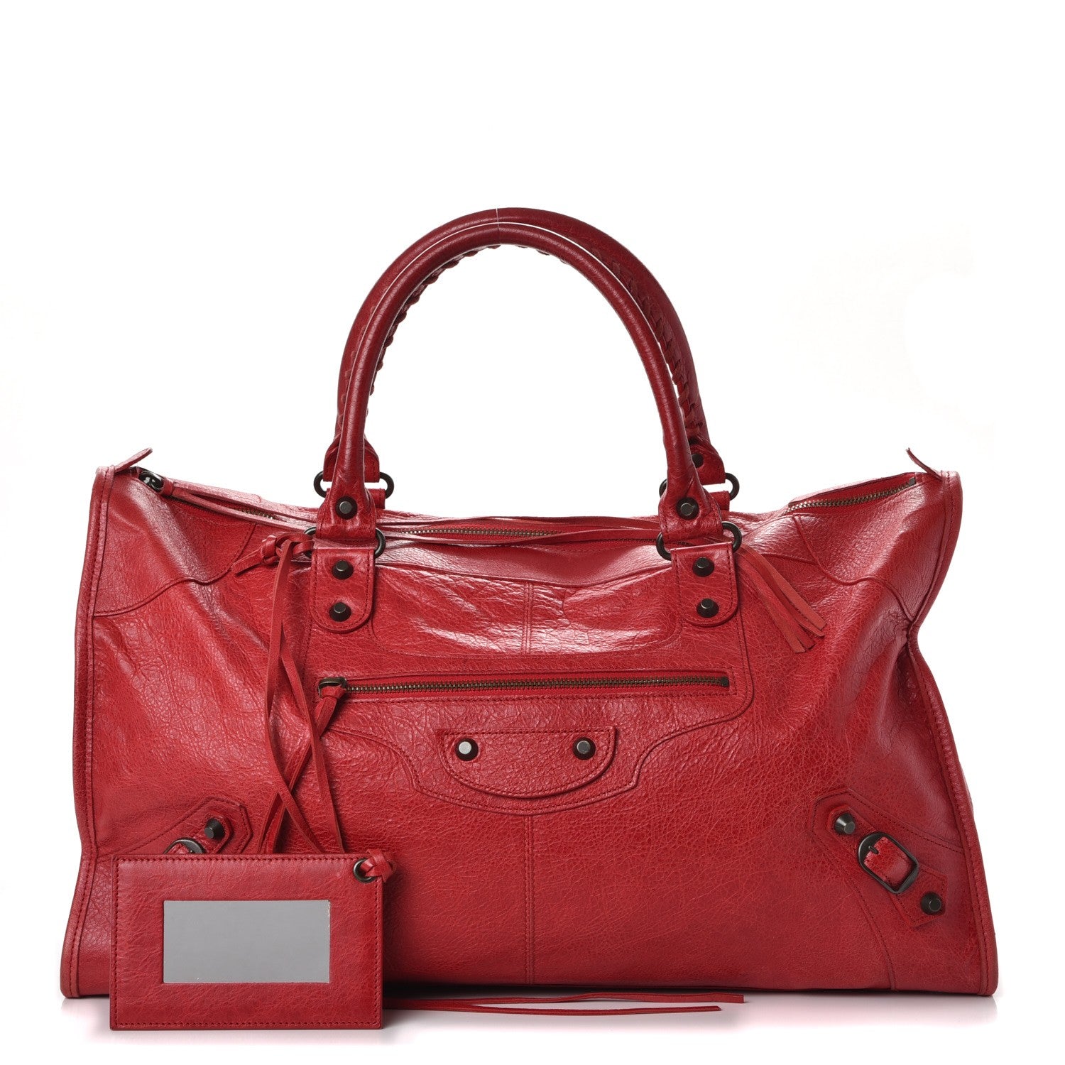 Balenciaga Agneau Classic Hardware Work Rouge Coquelicot 1 of 15