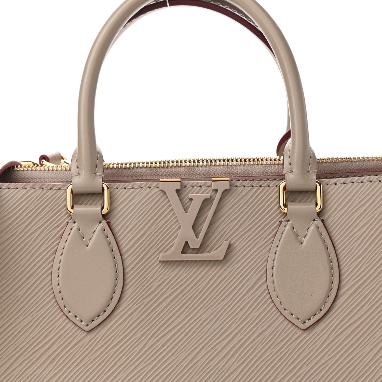 Louis Vuitton Epi Grenelle Tote MM Galet Grenat 7 of 11