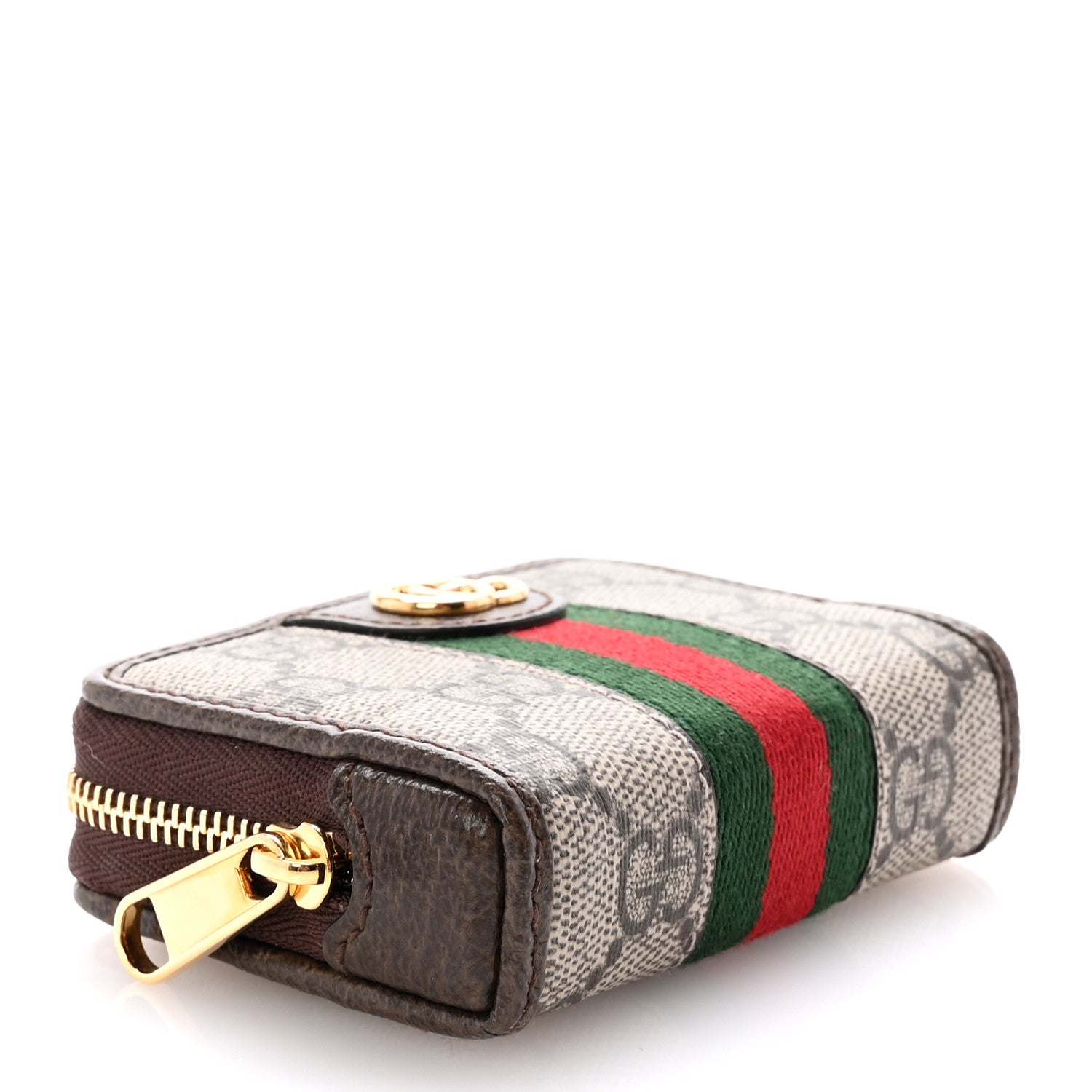 Gucci GG Supreme Monogram Web Ophidia Playing Card Case Beige New Acero 4 of 7